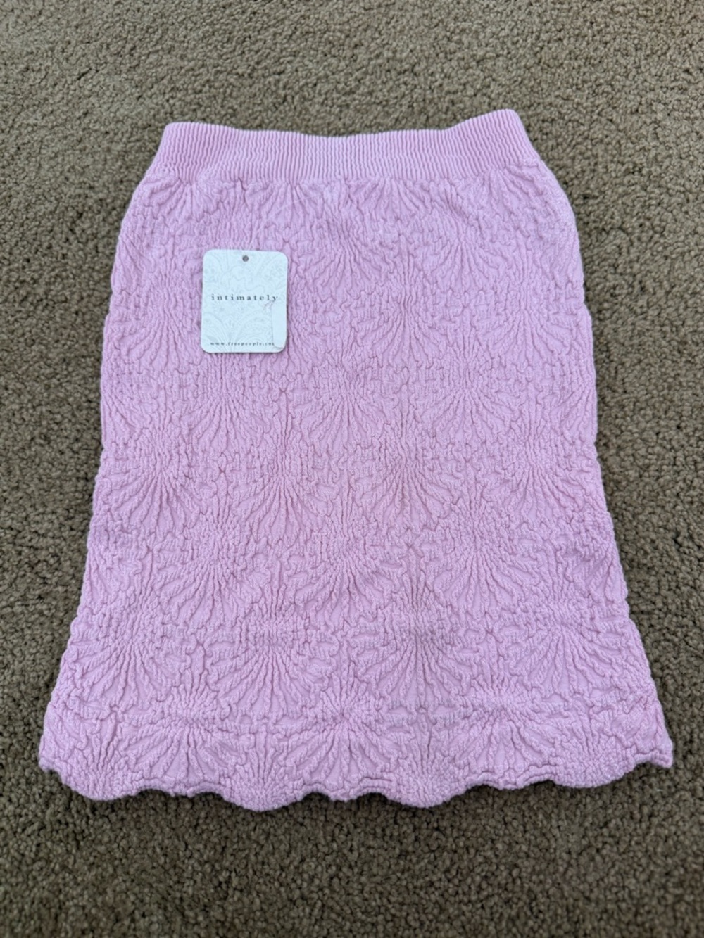 FREE PEOPLE pink tube top